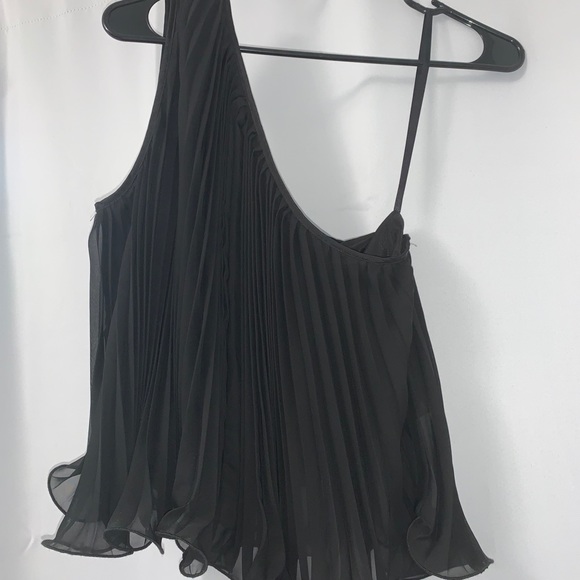 ASOS One Shoulder Black Top - Picture 3 of 3